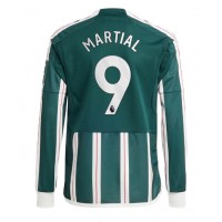 Manchester United Anthony Martial #9 Bortatröja 2023-24 Långa ärmar